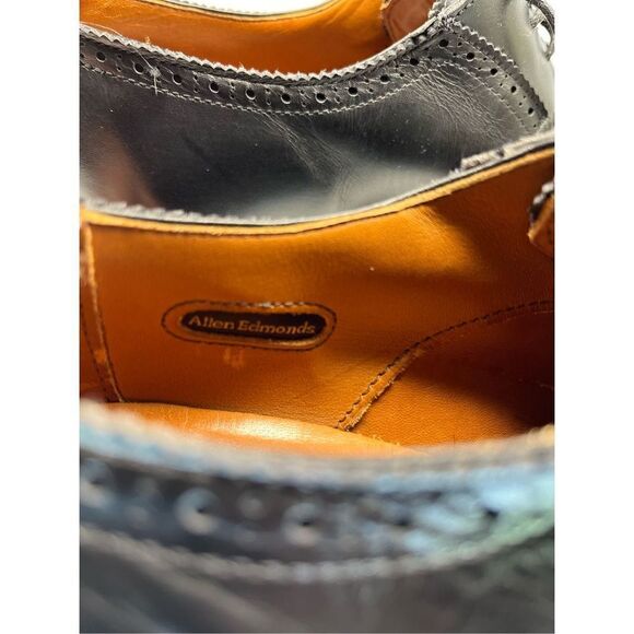 Allen Edmonds Cornwallis Oxfords Mens Size 9 D1052 Black Leather Dress Shoes